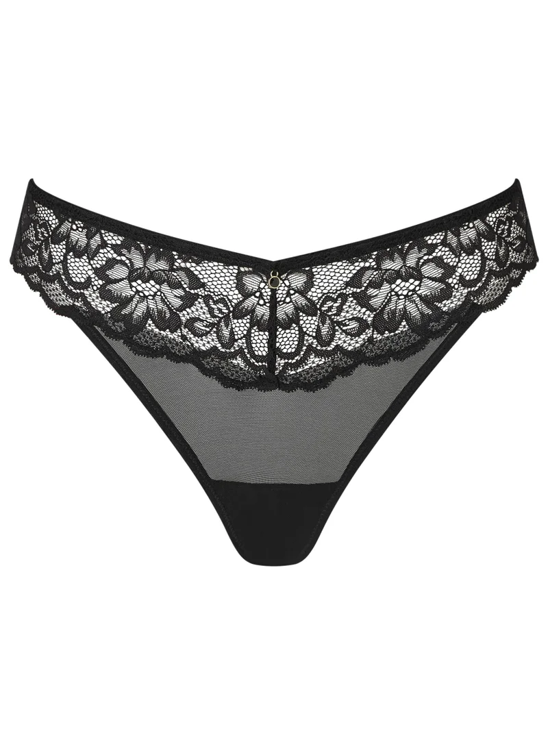 Ann Summers Ann Summers Sexy Lace Planet Thong Black