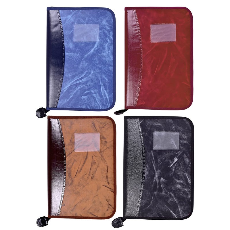 FUTURE X PU Leather 20-Leaf File Folder, Interview Portfolio Professional Files, Document Folder, Leaf File Organizer, Certificate Holder File, Leatherette File Folder - Pack of 1 (Bruto) - Image 1