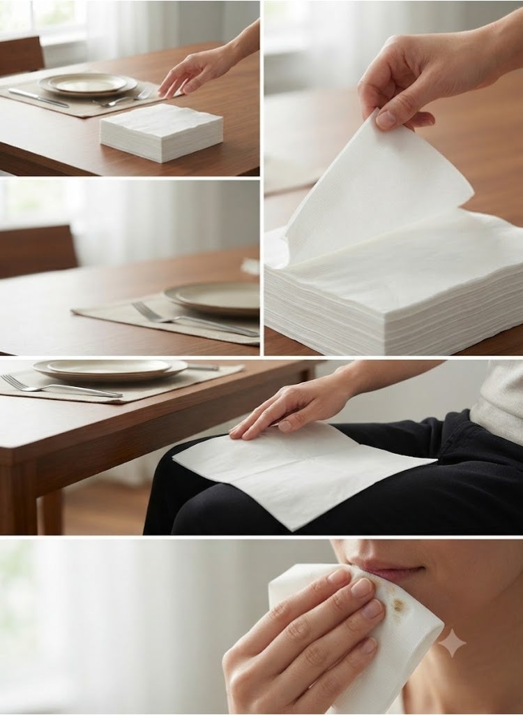 CHEMEX Non-Woven Semi Disposable Cleaning Cloth J Cloth 50 pcs/pkt White - Image 2
