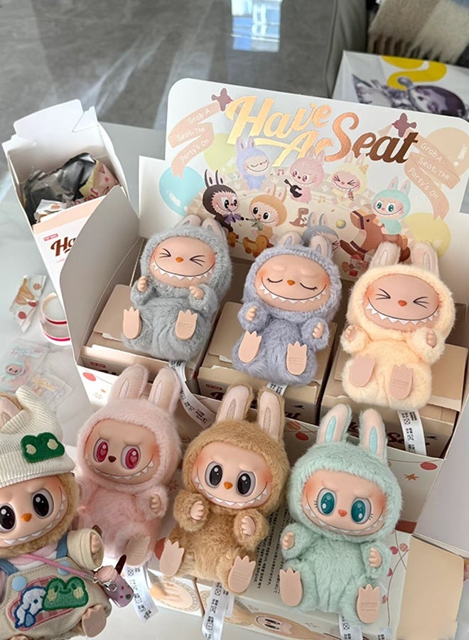 6pcs Second generation Labubu THE MONSTERS Exciting Macaron Vinyl Face Series Figures Toy Adorable Lovely Personalized Doll（Blind box） - Image 5
