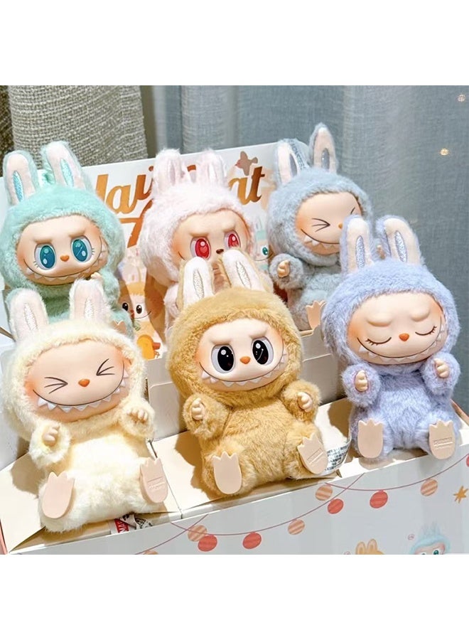 6pcs Second generation Labubu THE MONSTERS Exciting Macaron Vinyl Face Series Figures Toy Adorable Lovely Personalized Doll（Blind box） - Image 2