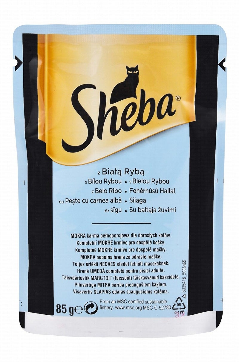 Sheba Wet Cat Food with Whitefish for Adult Cats - 85 gr - Image 2