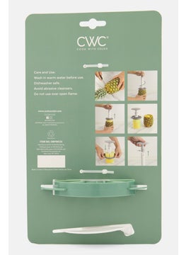 COOK WITH COLOR Pineapple Slicer And Wedger Green  - Image 3