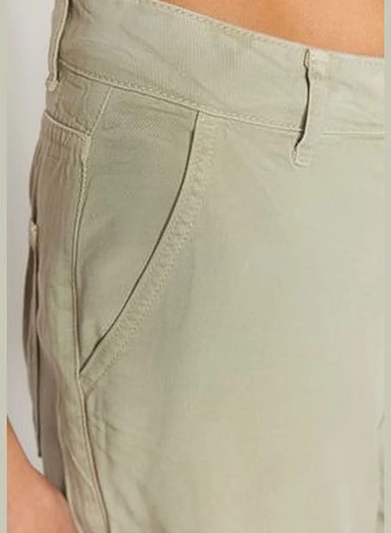 trendyol Mint Tencel™ Low Waist Wide Leg Jeans TWOSS23JE00219