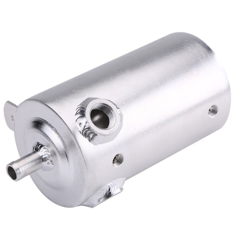 Aluminum Oil Catch Can: Premium Polished Aluminum, Carbon & Sludge Removal - Clear Level Tube, Easy Installation, Universal Oil Catch Tank for Most Cars And Trucks - Image 5
