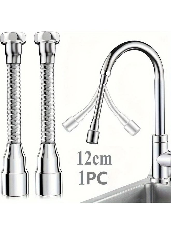 4.72inch Rotating Telescopic Hose 360 Degree Splash Proof Universal Swivel Inlet Faucet Extender For Kitchen Sink Bathtub - Image 2