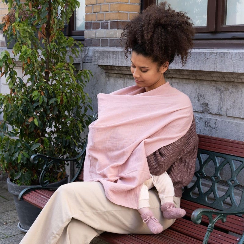 Doomoo Mom'N Play Nursing Cape - Tetra Pink - Image 3