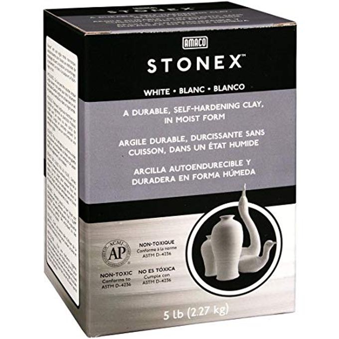 Amaco Stonex Self-Hardening Clay, 5 lbs. - Image 1