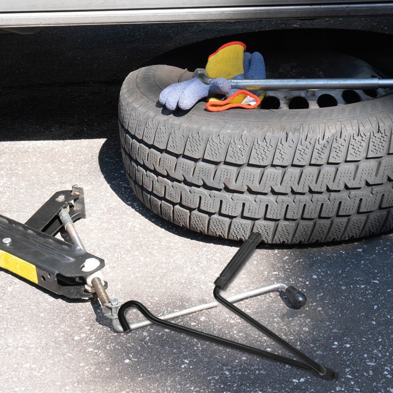Scissor Lift Jack Handle Crank Handle Sturdy Metal Scissor Jack Crank Grip - Image 2