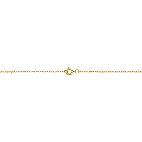 Kooljewelry Womens Classic Rope Chain - 14k Yellow Gold Pendant Necklace, Polished, Spring Ring - Image 4