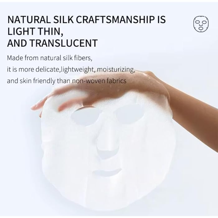 SEOMOU Natural Facial Sheet Mask, Moisturizing Hydrating Fruit Facial Mask For All Skin Types (Dragon Fruit Anti Aging Facial Mask) - Image 3
