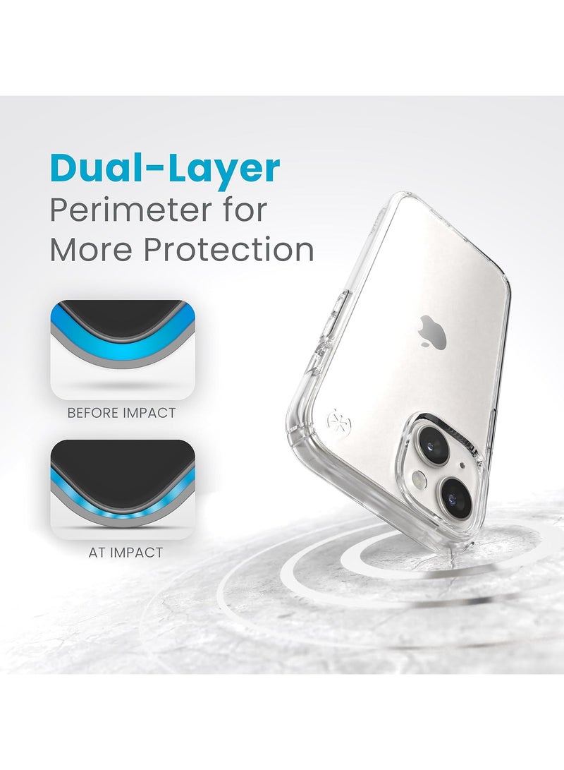 Speck Presidio Perfect-Clear iPhone 15 Case - Clear - Image 4