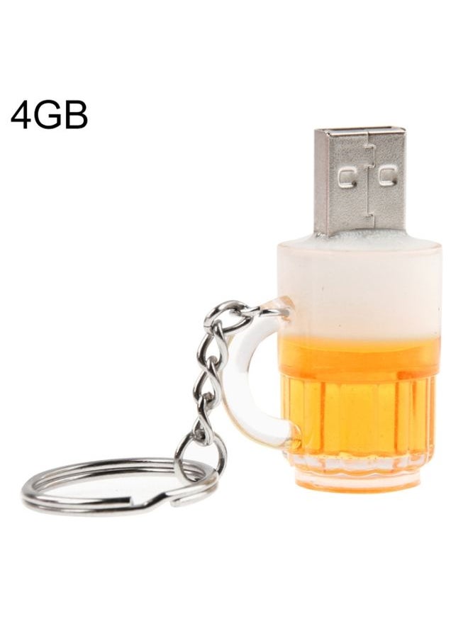 BURAQ Beer Keychain Style USB Flash Disk with 4GB Memory  - Image 1