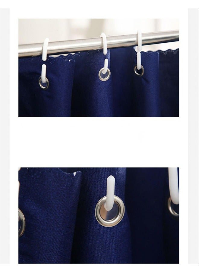 Bottom Bunk Bed Curtains Privacy Curtains Breathable Dustproof Single Bed Blackout Curtains Privacy Cloth Panels Underbed Loft Bed Canopy Tent Curtain Shading Drapes for Dorm Home College 2 Panels  - Image 4