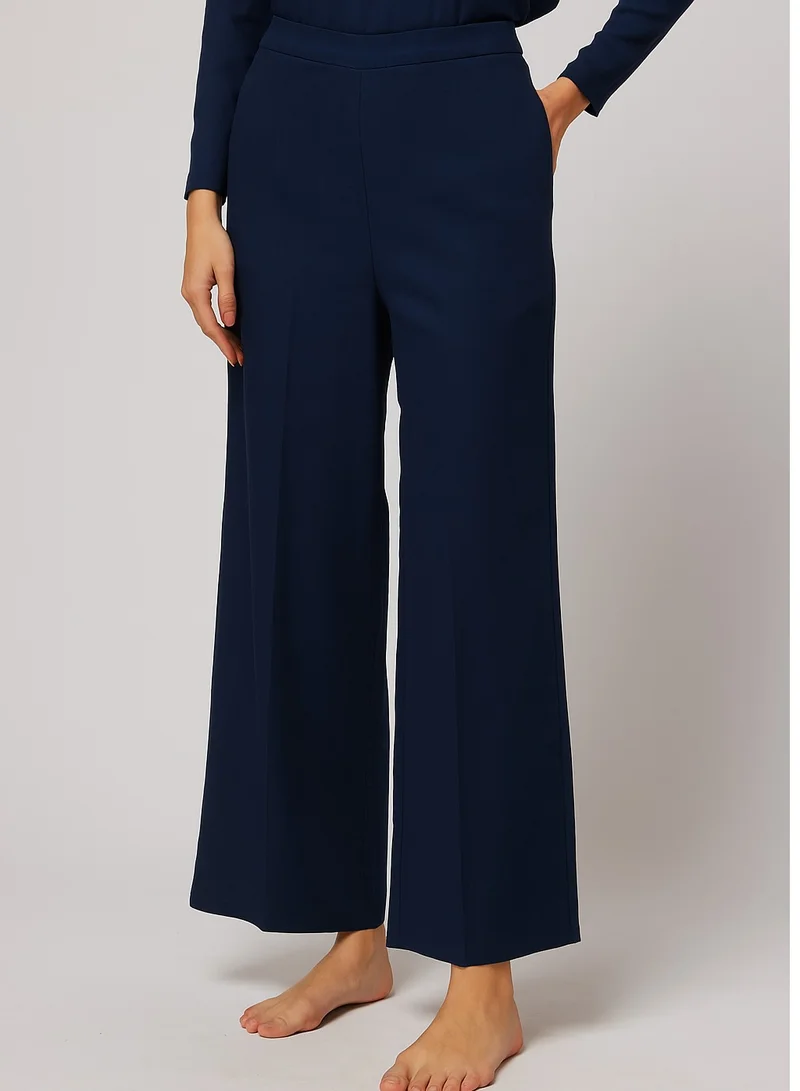 أشيتا فرنانديز High-Rise Linen Blend Trousers