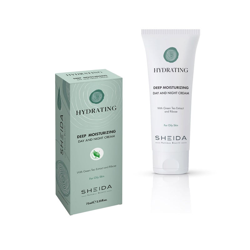 Sheida Hydrating Intensive Moisturizing Daily Care Cream 75ml - For Oily Skin - Image 1
