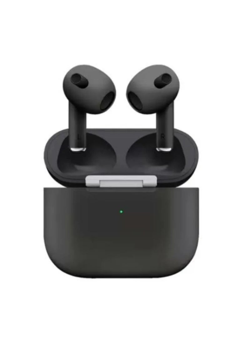 HainoTeko - Air-4 Wireless Bluetooth Earbuds Apple & Android Compatibility Built-in Microphone True Wireless Earbuds in-Ear Bluetooth Headphones Earphones Auto Power On/Off Touch Control Black - Image 1