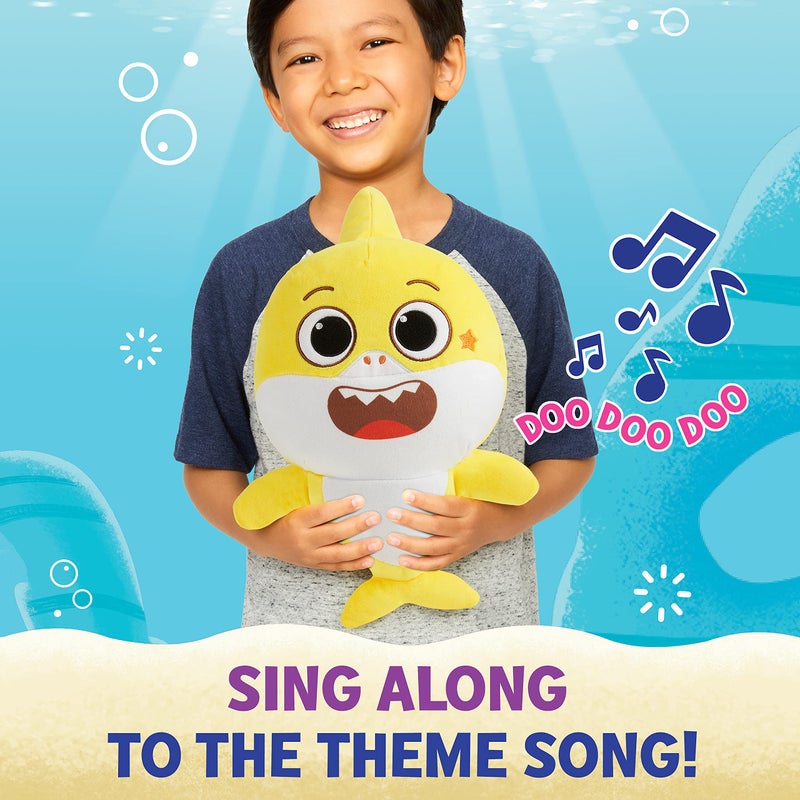 WowWee Baby Shark's Big Show! Sing & Swing Musical Plush Toys â€“ 2-Pack Includes Baby Shark and William Stuffed Animals - Image 5