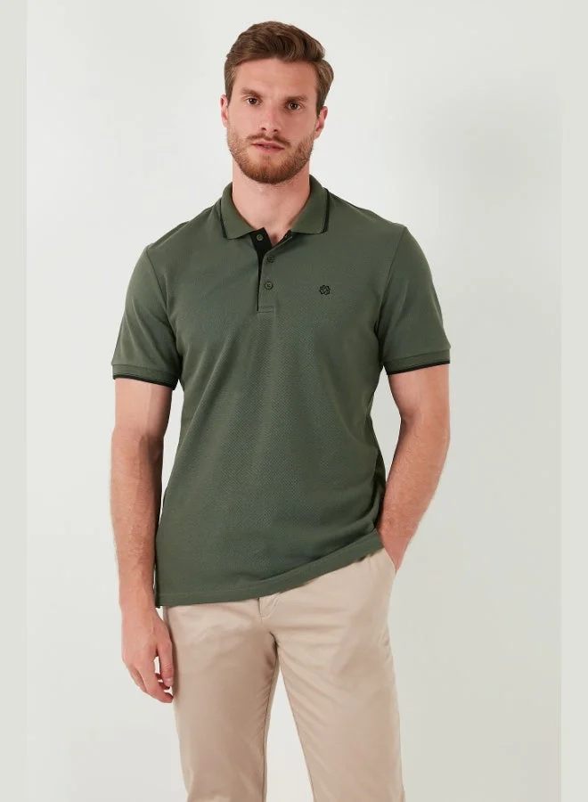 Buratti  Buratti Cotton Regular Fit Button-Down Polo Collar 5-Pack T-Shirt Men's T-SHIRT 590211827S5 for Men | Best Price UAE