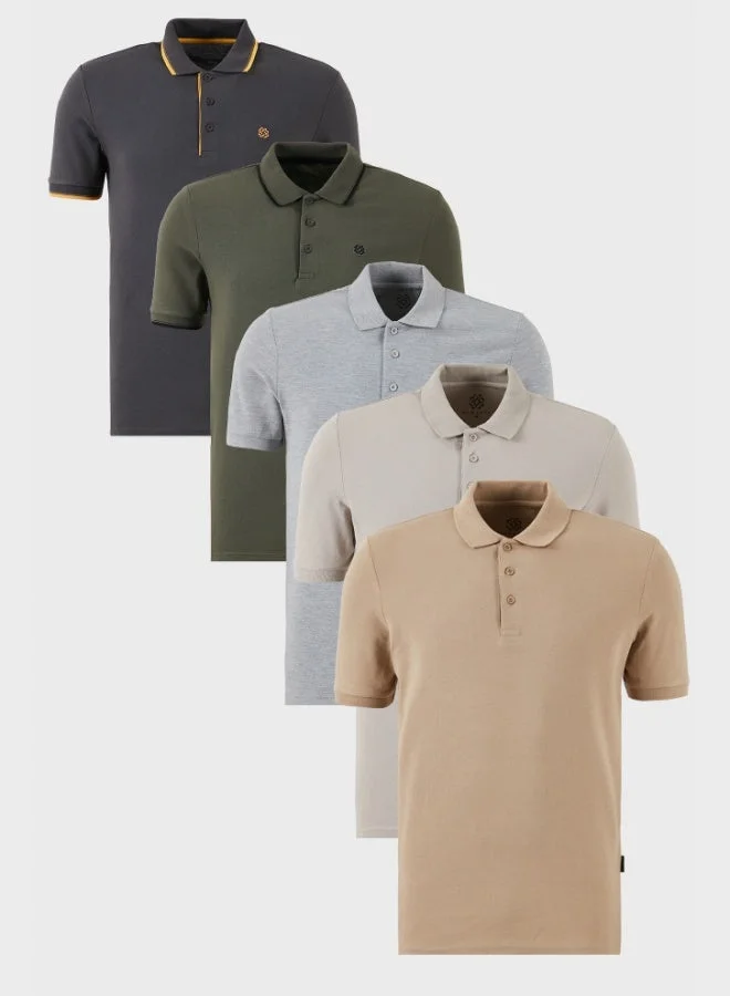 بوراتي تيشيرت رجالي قطن بولو  قطع