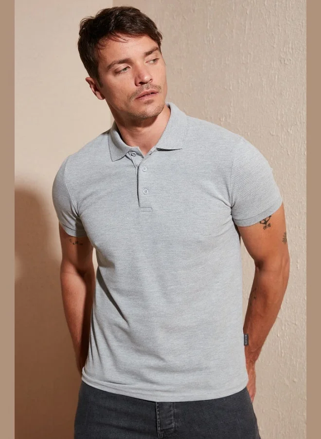 Buratti  Buratti Cotton Regular Fit Button-Down Polo Collar 5-Pack T-Shirt Men's T-SHIRT 590211827S5 for Men | Best Price UAE