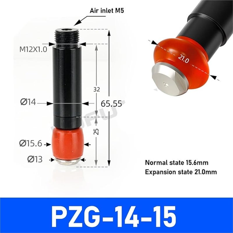 PZG 20 33 33 44 Robotic Mini Cylinder Gripper Silicone Expansion Fixture With Cylindrical Inner Bracket - Image 4
