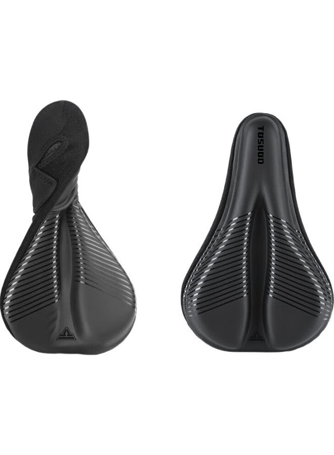 TOSUOD Mountain And Road Bicycle Seat Cover, Thickened Silicone Soft Cushion, Cycling Equipment Accessory - Image 2