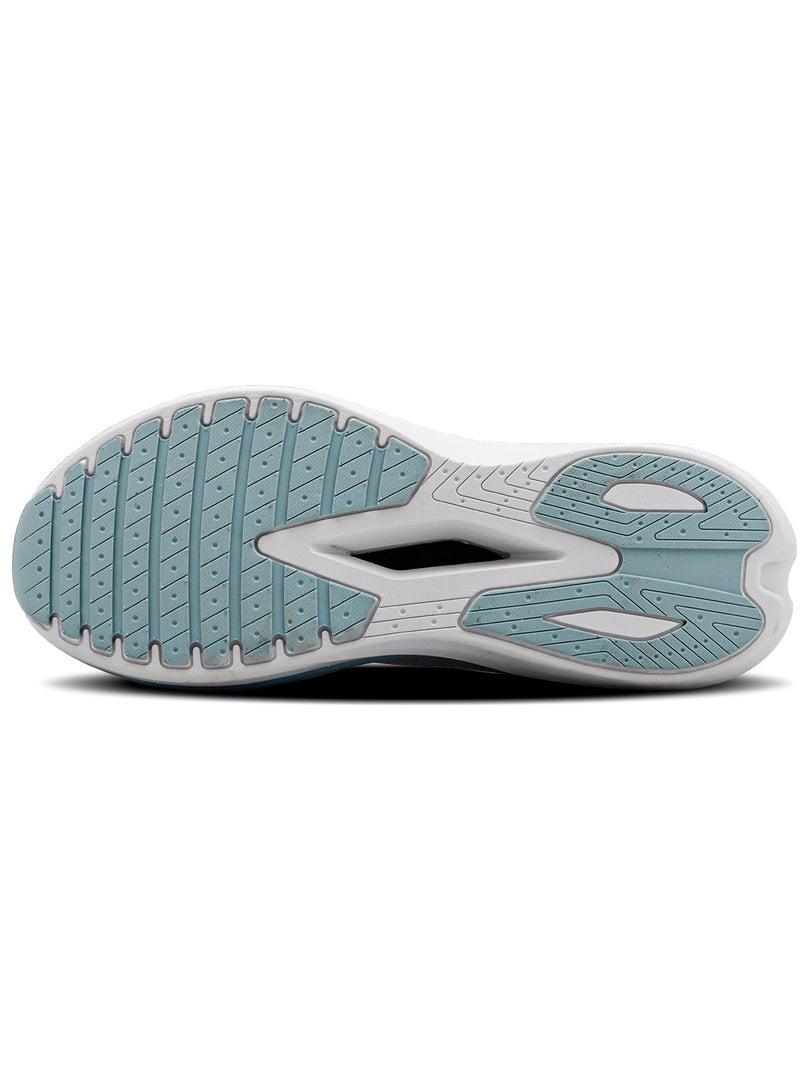 HUNDRED Hundred Glidepace  Multipurpose Shoes | Running, Walking, Training, Gym & Jogging | Active Grip | HexaFoam Technology |Carbon Fibre Support Plate (White/Light Blue - EUR 45)  - Image 2