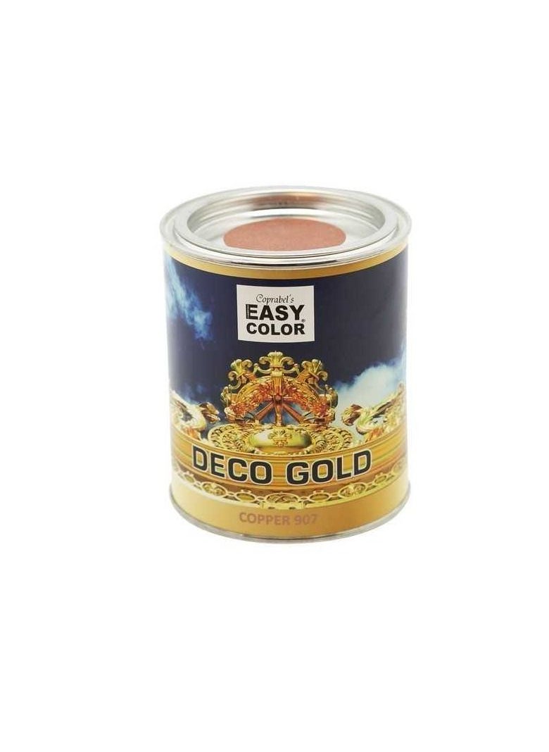 Coprabel Easy Color Deco Gold Copper 907 Water Base Paint - 750ml  - Image 2