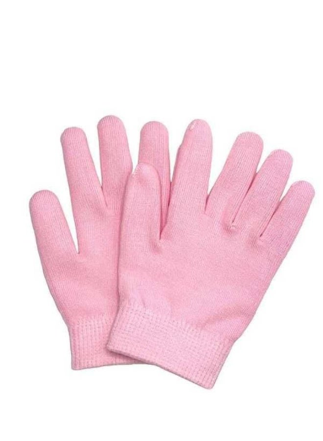 Spa System Pink Moisturizing Gel Hand Gloves - Image 2