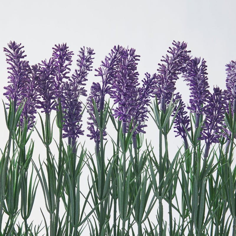 FEJKA Artificial Potted Plant with White Pot, Lavender, 42 cm, Indoor/Outdoor - Image 3