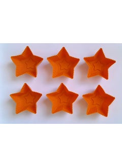 Bybirgül Orange 12 Piece Silicone Mini Star Cake Mold, Muffin Mold 12 Pieces - pzsku/ZD615A0753929582BC189Z/45/_/1729765867/7341a4ec-a4dd-47af-9c5d-303f1ef97edb