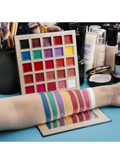DE'LANCI DE'LANCI 25 Color Lipstick Palette - Multishade Cream Lip Gloss Makeup Palette Professional Cosmetic Lip Contouring Kit  - Image 2