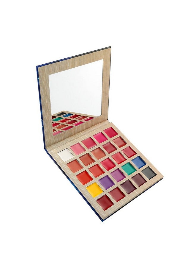 DE'LANCI 25 Color Lipstick Palette - Multishade Cream Lip Gloss Makeup Palette Professional Cosmetic Lip Contouring Kit - Image 3