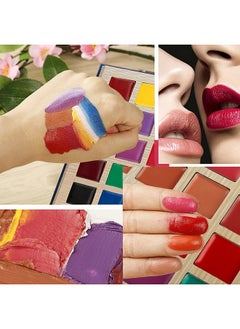 DE'LANCI DE'LANCI 25 Color Lipstick Palette - Multishade Cream Lip Gloss Makeup Palette Professional Cosmetic Lip Contouring Kit  - Image 5