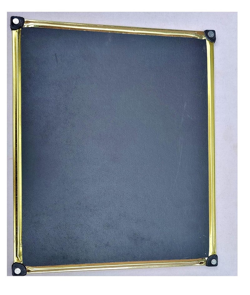 SSKR Black Board Slate for Kids and Children | 25 x 30 Cms | Pack of 1 with Free Slate Pencils - Image 2