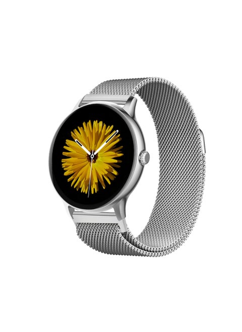 Fire-Boltt Phoenix Ultra Luxury Stainless Steel, Bluetooth Calling Smart Watch, AI Voice Assistant, Metal Body with 120+ Sports Modes, SpO2, Heart Rate Monitoring (Silver)