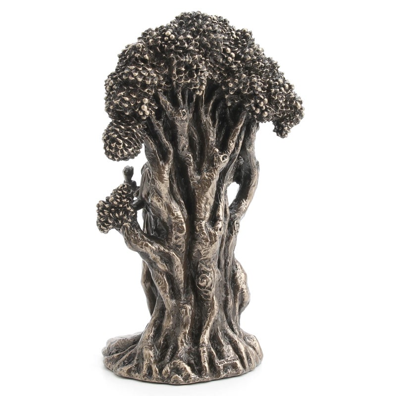 Veronese Design 7 1/4"" Triple Moon Goddess Hecate Resin Statue Antique Bronze Finish - Image 4