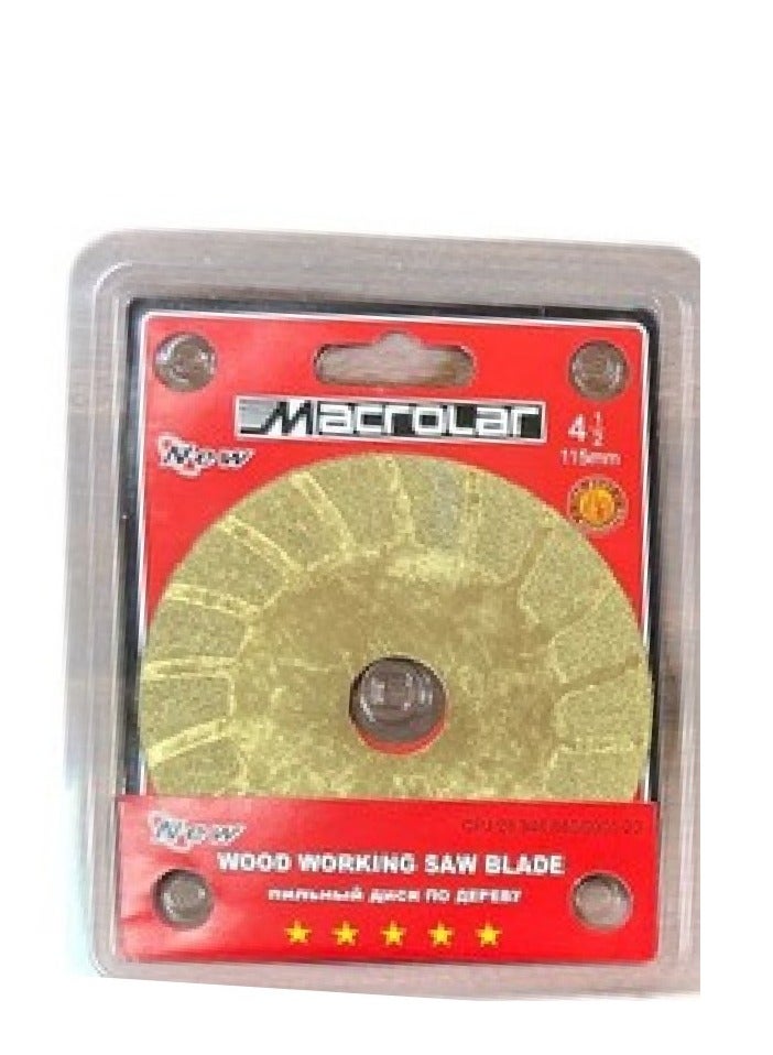 Gold Wavy Glass Cutting Disc 4.5" 