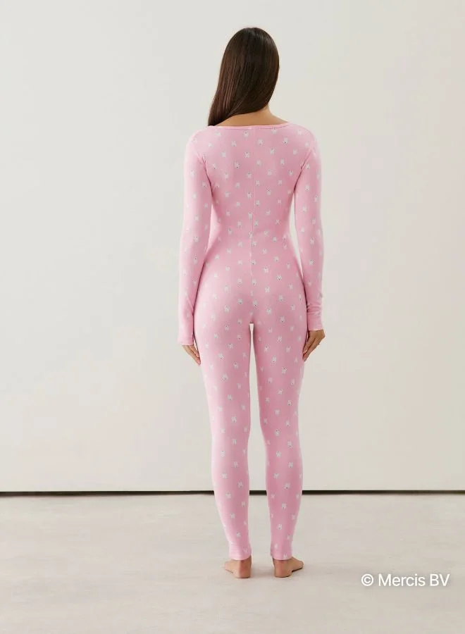 UNDIZ pink Miffy jumpsuit for Women | Best Price UAE