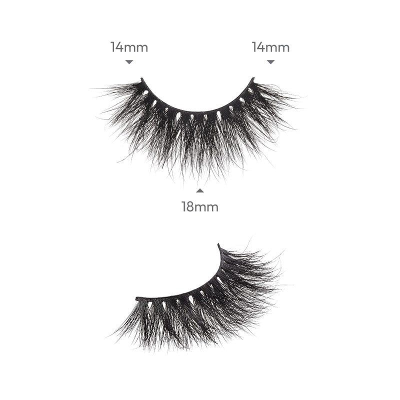 i.Envy i-ENVY Luxury Mink collection 100% Real Mink (1 PACK, 6i-ENVY False Lashes Luxury Mink Collection Eyelashes 100% Real Mink Glamorous Eye Look Lashes Maximum Fluffiness 3D Multi-Curl Angle - Image 4