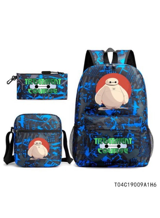 Anime element backpack three-piece set, exquisite design, powerful storage to meet the needs - 278  - Image 1