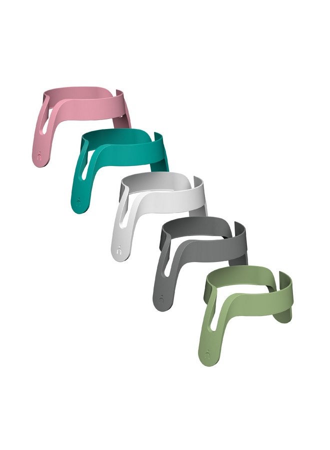 Nanobebe Flexy Bottle Handles, Easy-Grip Ergonomic Handles, Transitional Sippy Cup Handles 2-Pack, Pink - Image 5