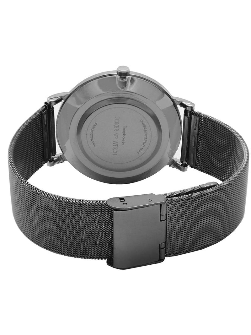 Joker & Witch Phile Black DIAL Metallic Analog Watch for Men - Image 4