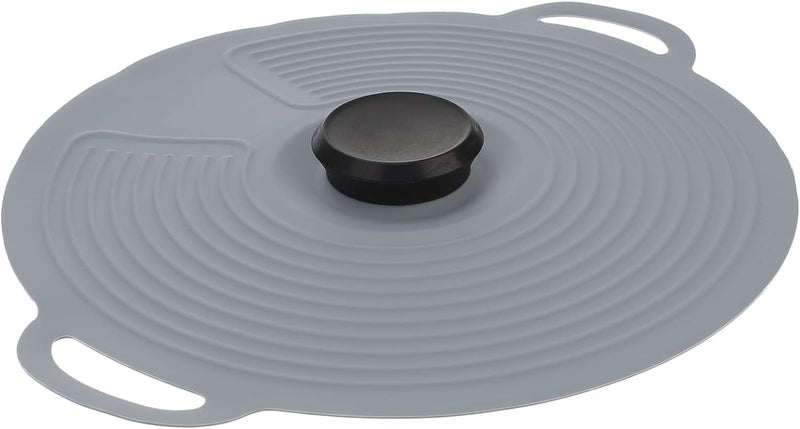 Vroxy Portable Silicone Spill Stopper Pot Pan Lid Cover Microwave Cover for Containers, Cups, Plates, Fruits Fresh Cover Microwave Cover (1Pcs) (Large) - Image 1