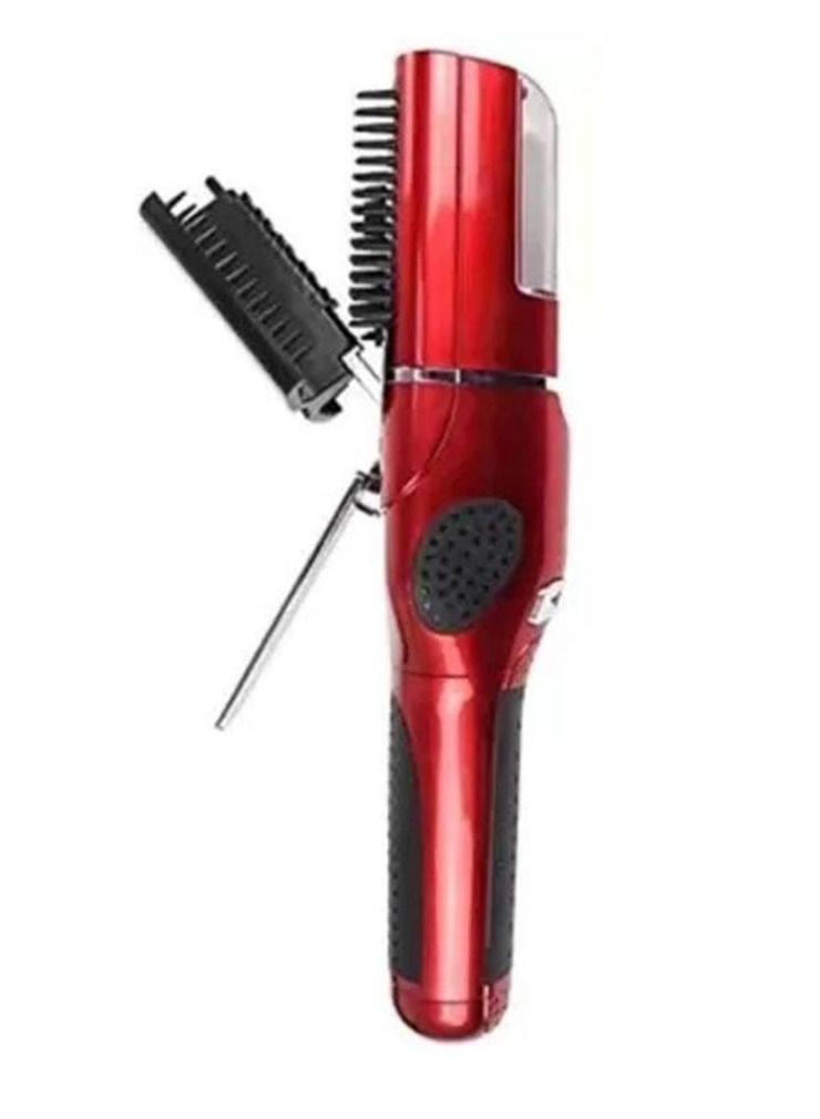 FASIZ Electric Cordless Damaged Hair Ends Remover Comb Red - Image 3