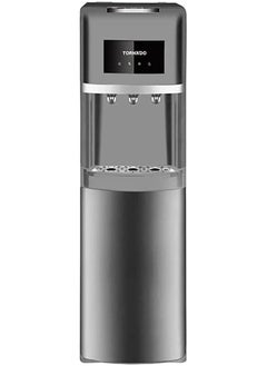 TORNADO Water Dispenser with 3 Hot, Cold and Regular Water Taps  Silver WDM-H40ADE-S  - Image 1