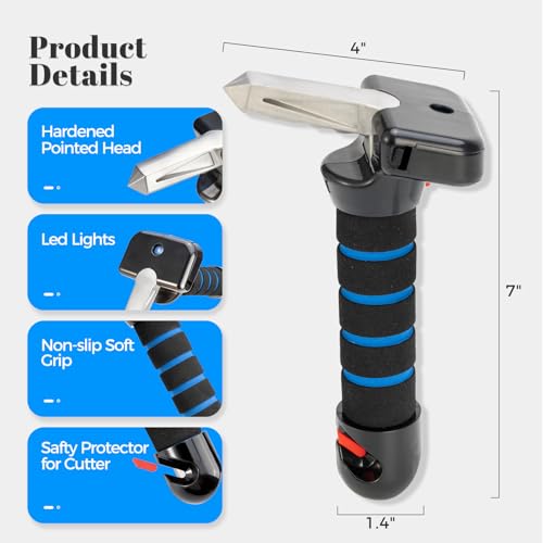 Tzuoen Car Door Handle for Elderly Mobility Car Handle Assist Multifunction Automotive Grab Handles Car Cane for Seniors and Handicapped - Image 2