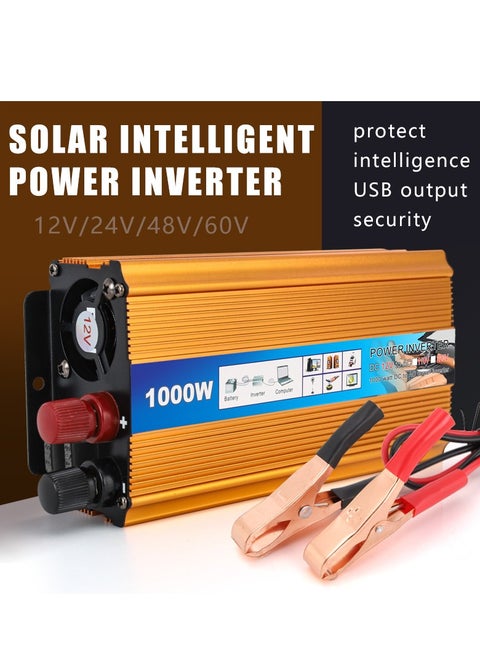 Car Power Inverter From 12V To 220V With a Capacity Of 1000 W