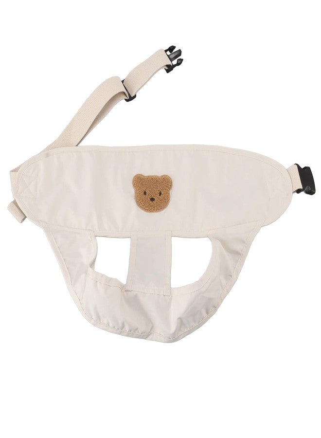 BTSEURY Baby Chair Harness,Soft Length Adjustable Breathable Baby Feeding Safety Seat Strap Portable Cute Harness Belt for Outdoor (Khaki) - Image 1